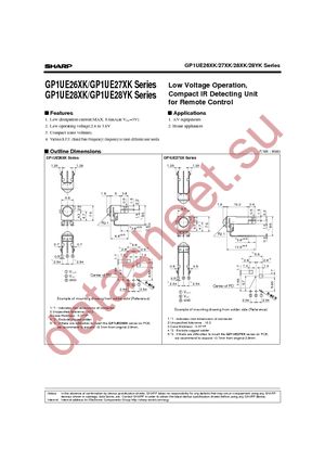 GP1UE267XK0F datasheet  